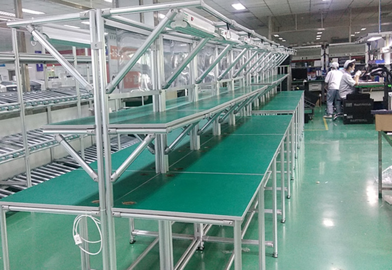 工作臺流水線的制作步驟介紹